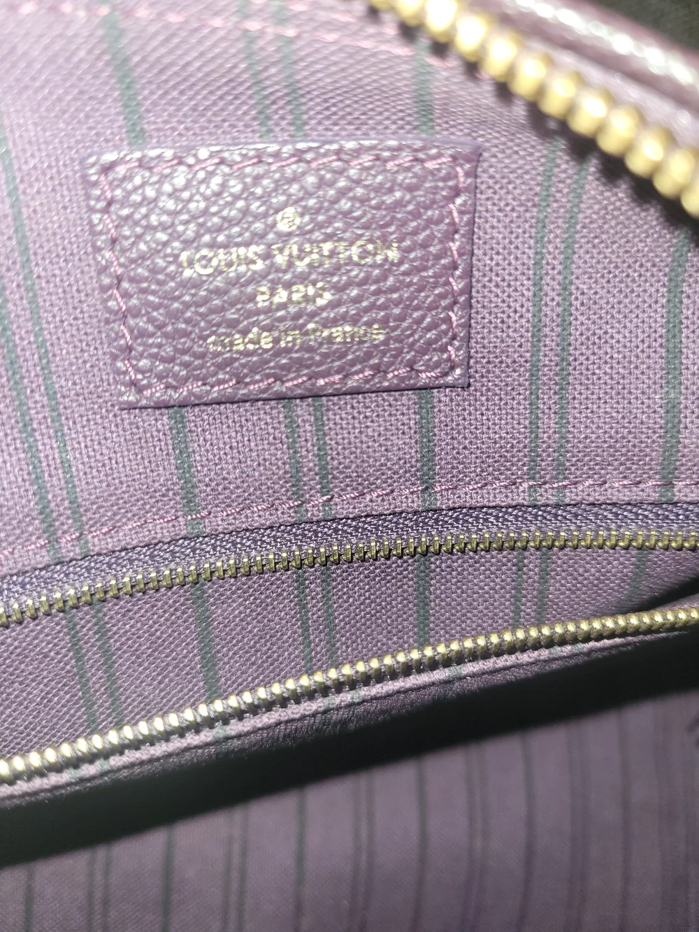Louis Vuitton luxurious purple